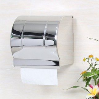 Lô Giấy Vệ Sinh Hộp Kín Inox 304 Dày Dặn (Đựng Được Cả Giấy Có Lõi Và Không Lõi)