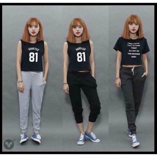Quần joger len tăm nữ