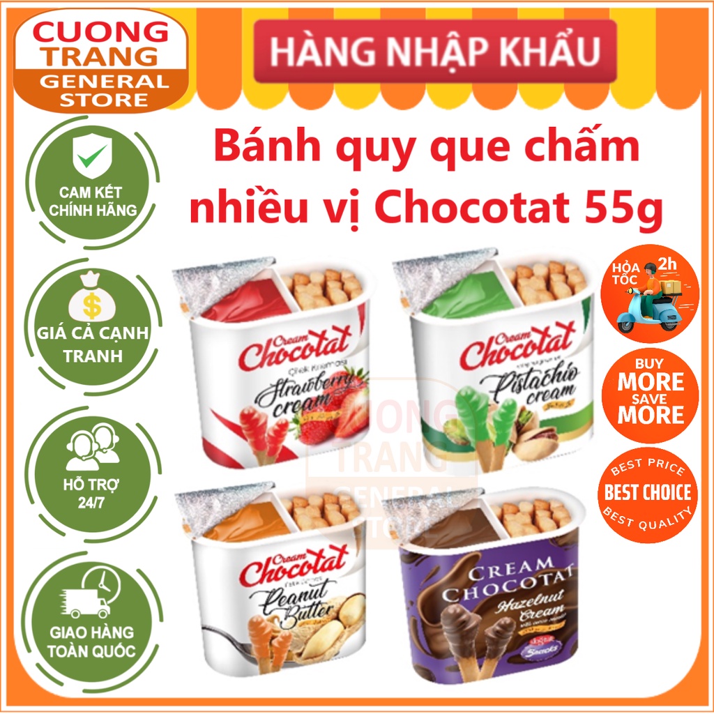 Bánh quy que chấm nhiều vị Chocotat 55g Thổ Nhĩ Kì