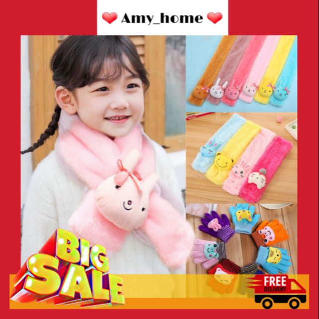 Khăn quàng cổ cho bé lông mịn ấm