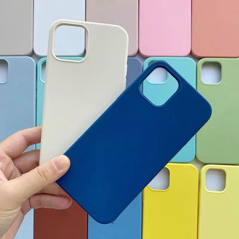 Ốp Điện Thoại Silicone Mềm Chất Lượng Cao Chống Rơi Cho IPhone 12 12Pro 12promax 12 Mini Jsj7