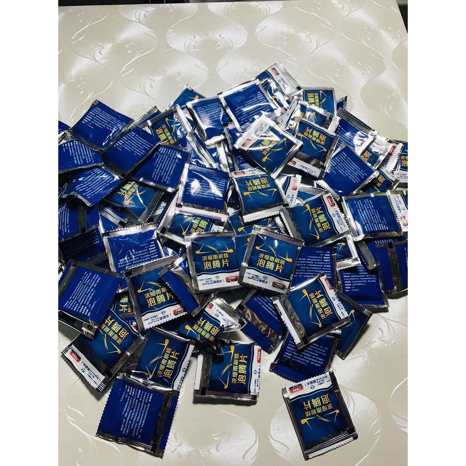 Viên Sủi Rửa Kính Xe Ô tô - 1 Viên Pha 4Lit Nước Tẩy Sạch Kính - Làm Sạch Vết Bẩn Trên Kính Lái, Tạo Hiệu Ứng Lá Sen