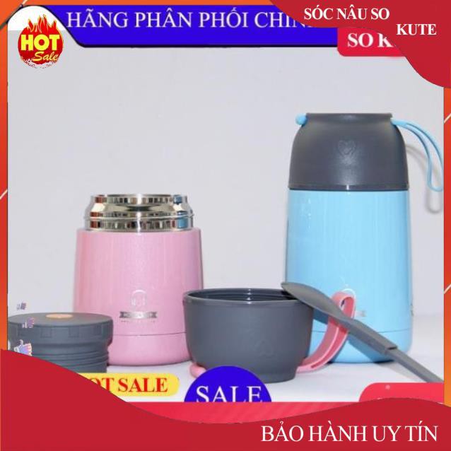 Bình giữ nhiệt Thái Lan 620ml, Bình ủ cháo cho bé tiện lợi khi ra ngoài cho bữa ăn nóng hổi  - Bảo hành úy tín 1 đổi 1