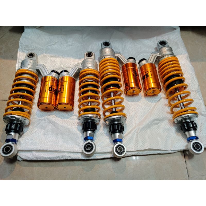 Phuộc Ohlins bình dầu 1:1 lắp Dr Wave RSX Angel Suviva Win Sirius Taurus Jupiter Caphe Axelo Galaxy...