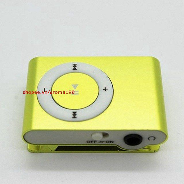 Máy Nghe Nhạc MP3 Mini Vỏ Nhôm Tặng Kèm Tai Nghe