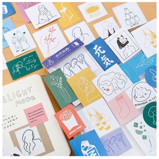 Set sticker hình dán trang trí sổ bullet journal ST008