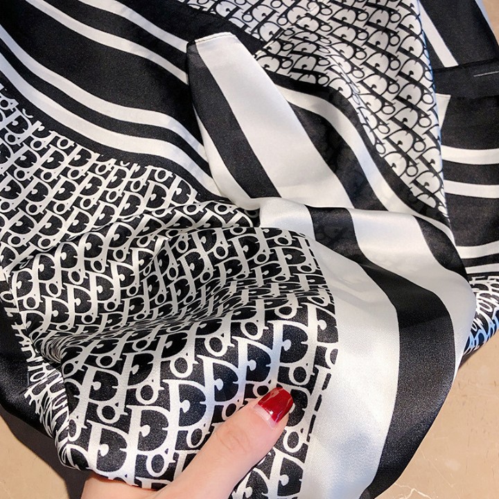 [Mẫu mới] Khăn lụa choàng áo bản to 90x90cm chất đẹp