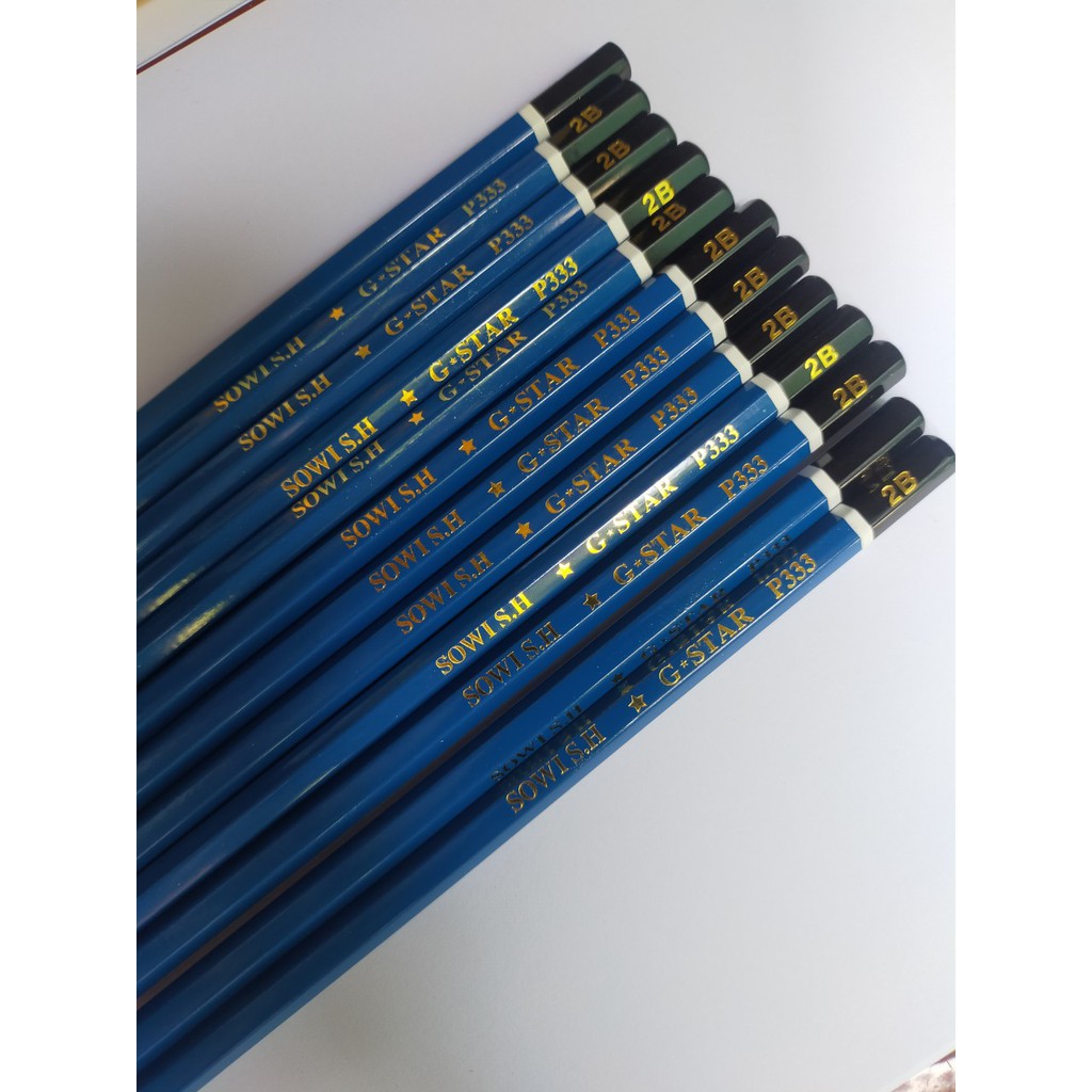 1 CÂY BÚT CHÌ ĐEN P333- 2B HIỆU G*STAR