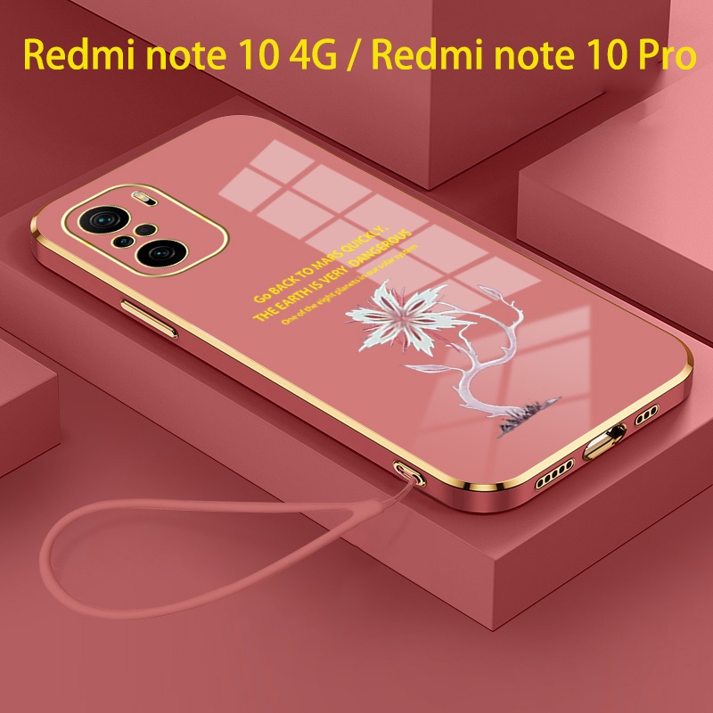 Ốp lưng REDMI NOTE 10 4G XIAOMI REDMI NOTE 10S REDMI NOTE 10 PRO 4G Ốp Điện Thoại silicone Mềm Mạ Điện Chống Sốc Cho REDMI NOTE 10 4G XIAOMI REDMI NOTE 10S REDMI NOTE 10 PRO 4G DDHD01 viền vuông cute