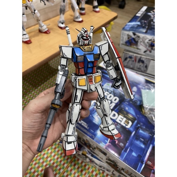 Mô hình gunpla MG 1/100 RX-78-2 Gundam Ver.2.0 - RX78 BANDAI