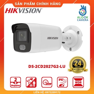 Hàng chính hãng - camera ip thân trụhikvision ds-2cd2027g2-lu ,ds-2cd2047g2-lu colorvu - có mic -bh 24 tháng