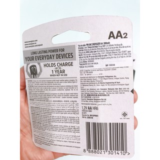 Pin Sạc ENERGIZER AA 2000Ah Nhập KHẩu Nhật Bản
