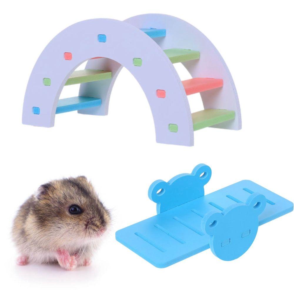 Elsweorth Đồ Chơi Nhà Cầu Vồng Tự Lắp Ráp Cho Chuột Hamster