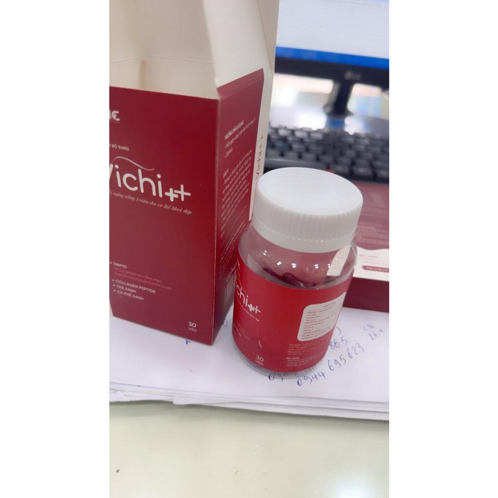 ✅ Viên Uống Giảm Cân Vichi++ [Auth] ✅ Giảm cân nhanh cấp tốc Detox an toàn hiệu quả cho người cơ địa khó giảm hộp 30 viê