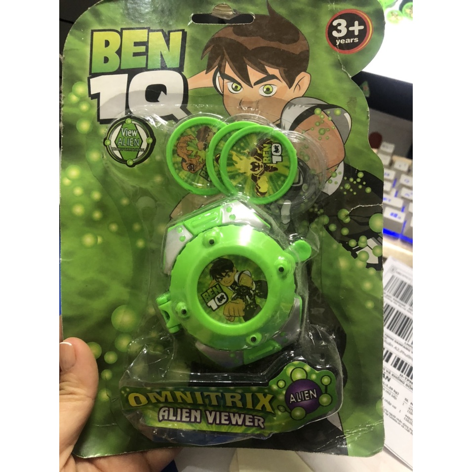 Đồ chơi đồng hồ đeo tay bắn thẻ Ben 10 cho bé