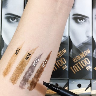 Bút Nước Kẻ Lông Mày Vẩy Sợi Vacosi Realbrown Tattoo Pen