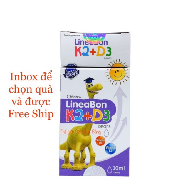 Kèm quà tặng Vitamin K2 D3 LineaBon 10ml