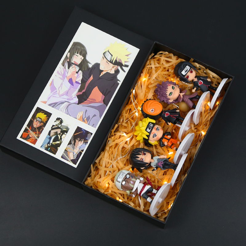 ✖❀Con búp bê nhà Naruto Sasuke Kakashi trang trí: Q phiên bản của món quà sinh nhật tuyệt vời hai chiều.