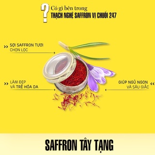THẠCH NGHỆ SAFFARON VỊ CHUỐI 247