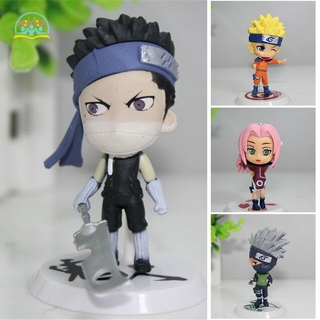 NR 6pcs Naruto Figure Anime Figure Model Set Doll Toy Car Desktop Ornaments for Kid Adult