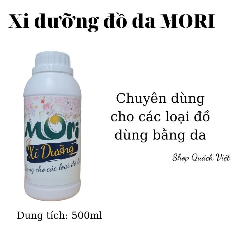 Chất làm sạch áo da MORI, giúp làm sạch vết bẩn trên áo da