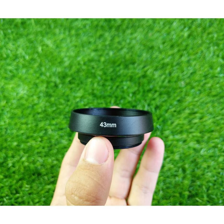 [SẴN] Hood LEICA kim loại phi 37mm, 39mm, 40.5mm, 43mm, 46mm, 49mm, 52mm, 58mm, 62mm, 67mm ... gắn được tất cả các lens