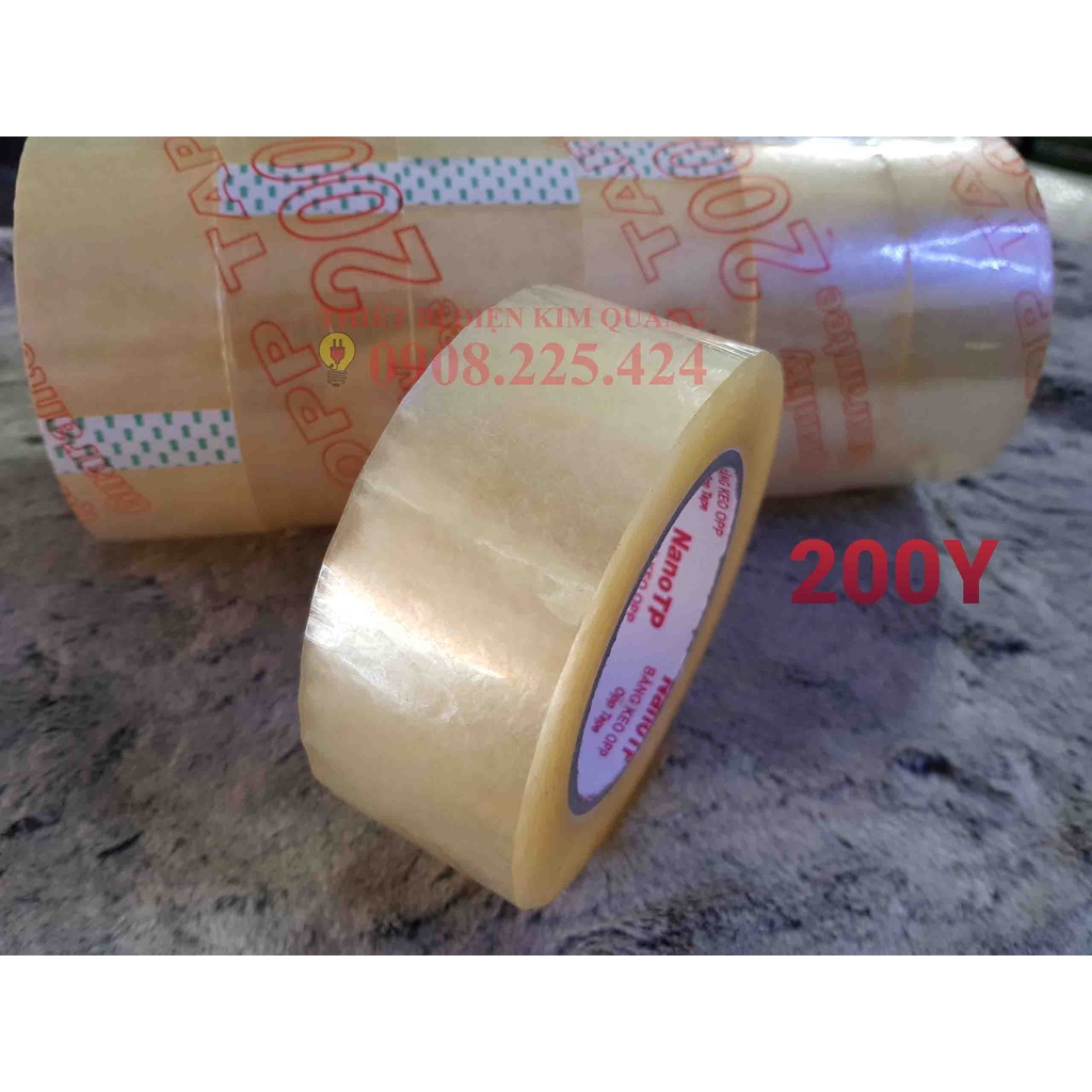 Băng keo TRONG/ĐỤC 100Y/200Y ĐỦ 4.7CM SIÊU DÍNH