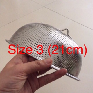 [R] Rổ/ Thau inox 304, size 3 (21cm), hàng xuất Nhật hay hàng Thái