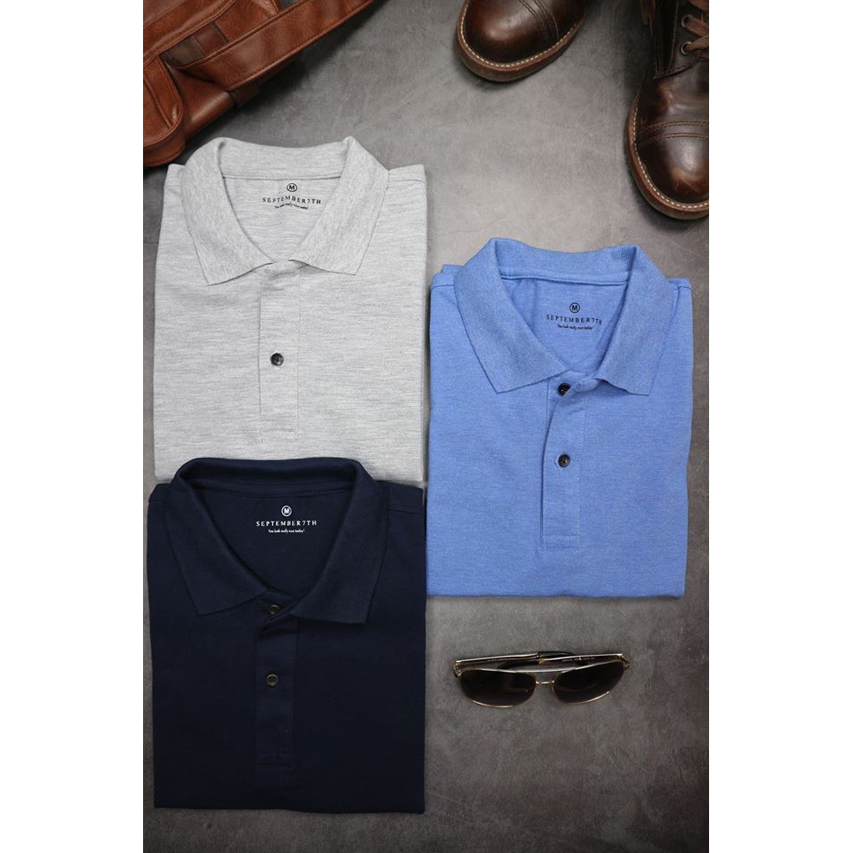 Áo Thun Có Cổ Nam Polo Thoitrang24h Nhiều Màu Vải Cá Sấu 4 Chiều Không Xù Lông | BigBuy360 - bigbuy360.vn