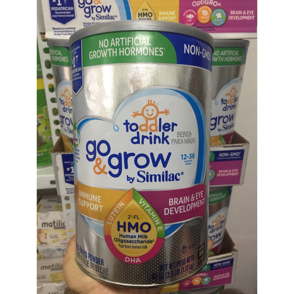 Sữa Similac go & grow HMO 1.13kg hàng nội địa mĩ cho trẻ 12- 36 tháng