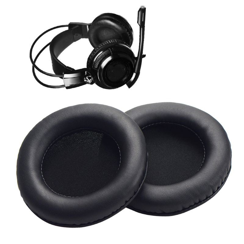 CRE  2PCS Durable Leather Earpads Soft Foam Ear Cup Cushion Cover for SOMIC G941 Headset