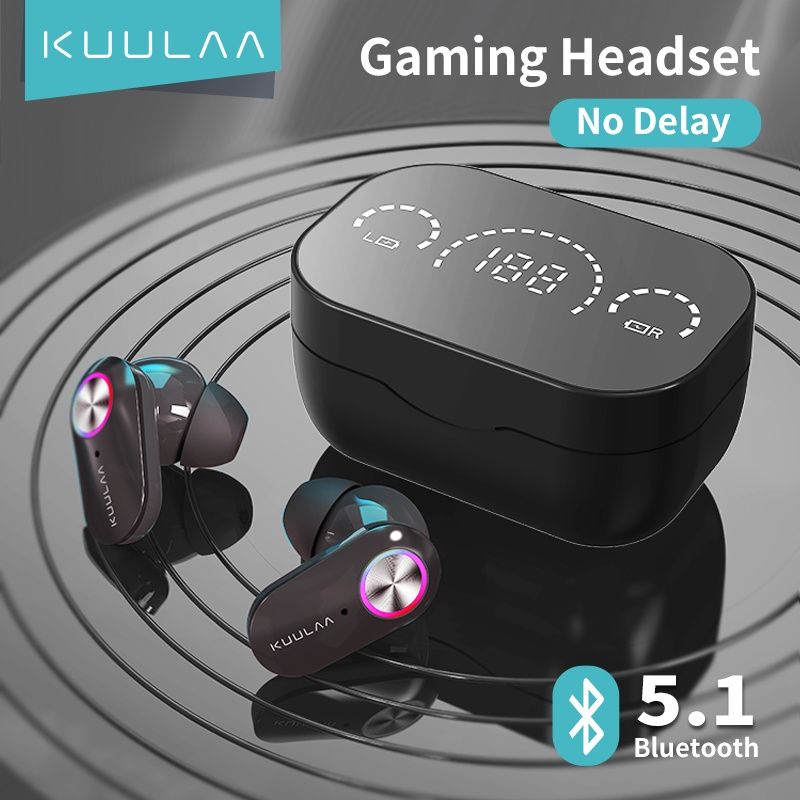 KUULAA Tai Nghe Bluetooth 5.0 Không Dây KL-S320 Chống Thấm Nước Giảm Ồn Phong Cách Thể Thao Chất Lượ