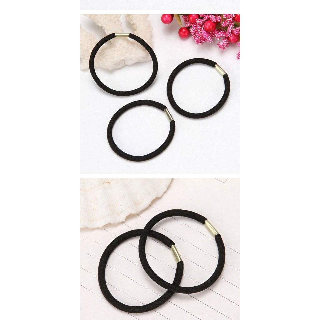 Dây thun cột tóc đen chuyên dụng SC18