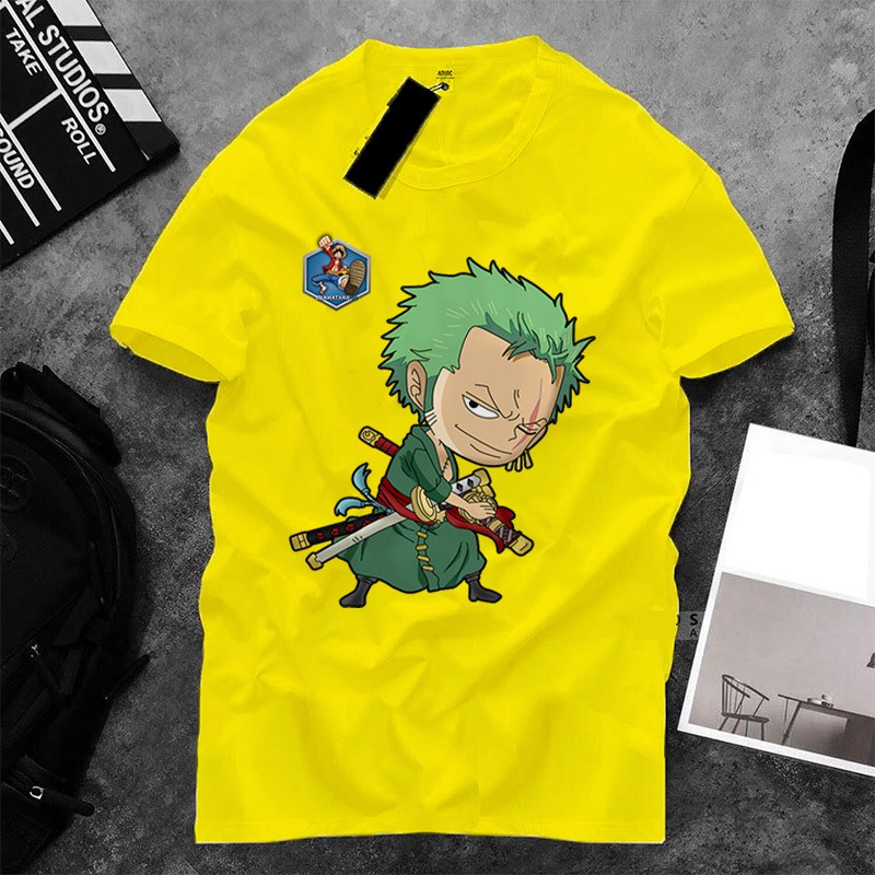 Áo thun Cotton Zoro nhí Chibi