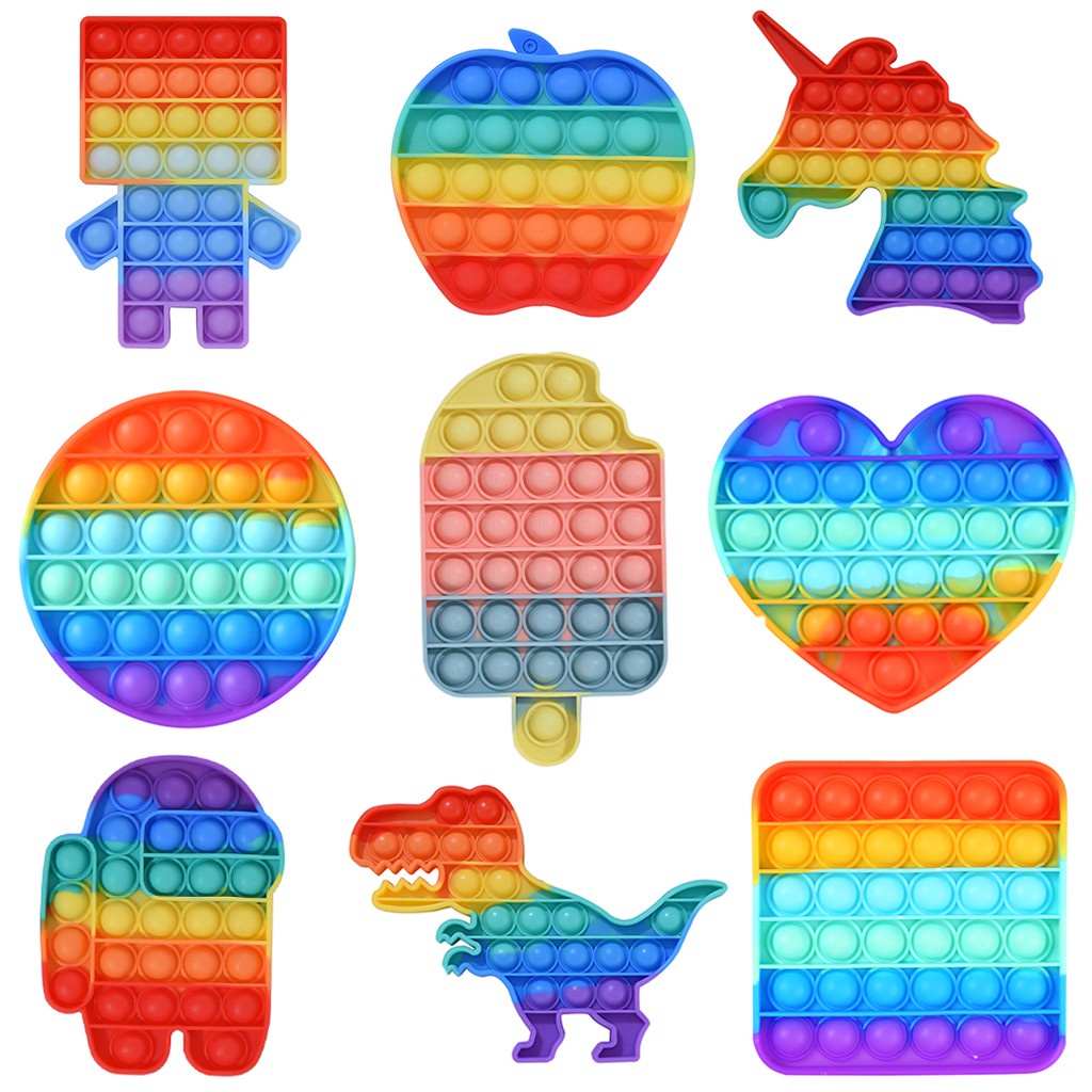 Đồ chơi ấn bong bóng giảm căng thẳng thiết kế xinh xắn cho người lớn