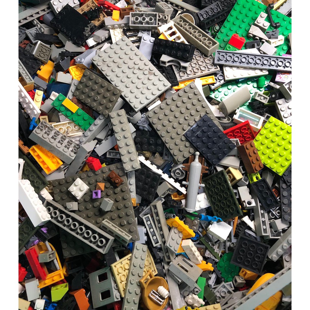Gạch non lego loại nhỏ, chưa vệ sinh, gạch xếp hình bán theo kg