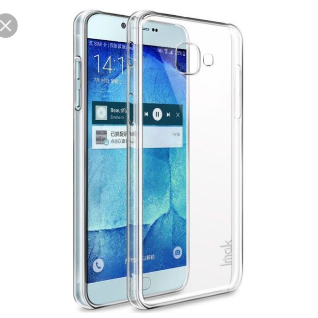 Ốp lưng trong suốt samsung A7 2017 hiệu imak phủ nano không ố vàng
