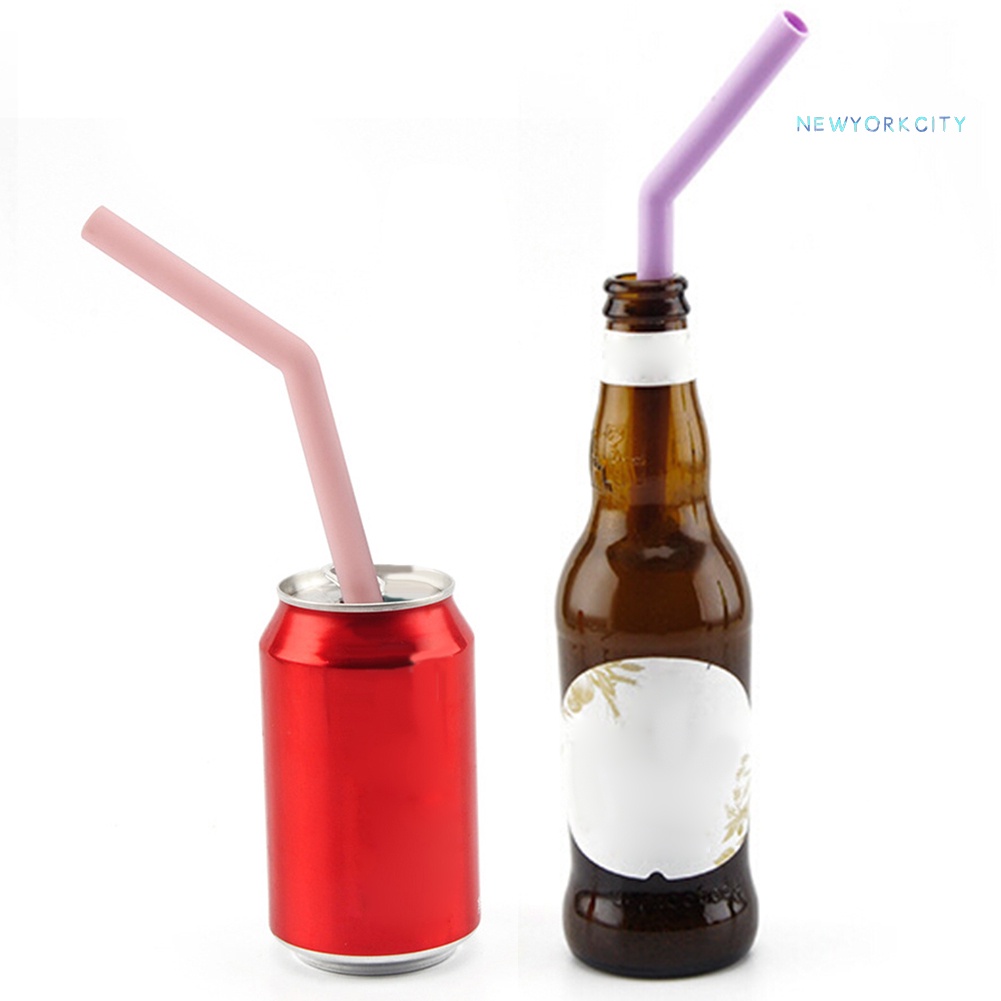 Ống Hút Silicone Cong Tái Sử Dụng Được