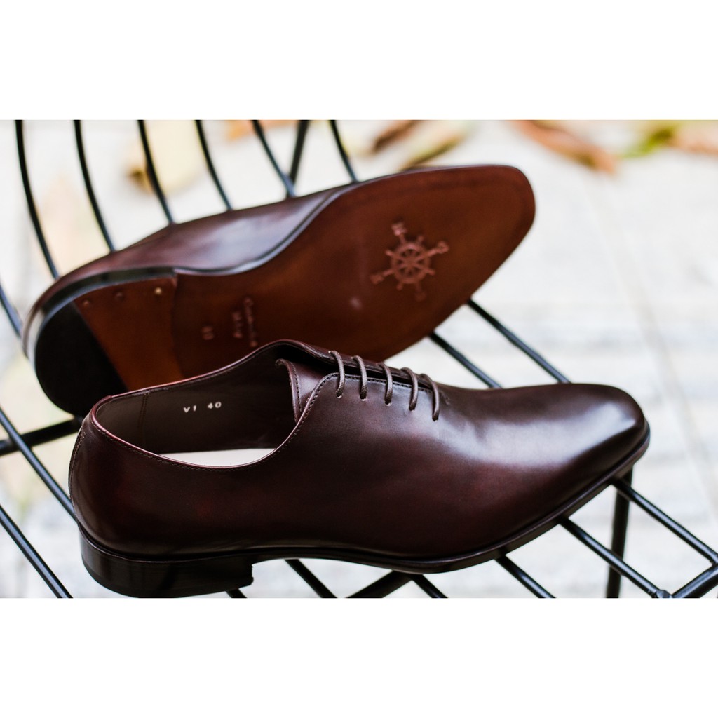 Giày Tây Nam da bê Oxford Thủ Công Cao Cấp CNES V 1