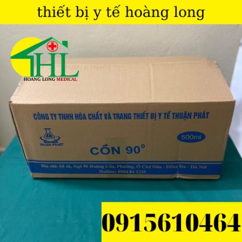 Cồn Y Tế Sát Trùng 90 Độ Thuận Phát Chai 500ml Phòng Dịch, Sát khuẩn, Sử Dụng Trong Y Tế, Spa, Thẩm Mỹ, Gia Đình