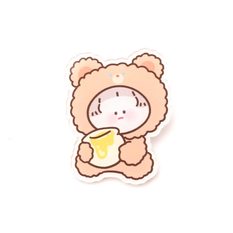 Phụ kiện stickers pin cài áo trang trí cute túi xách ba lô cặp đi học đi chơi ST01