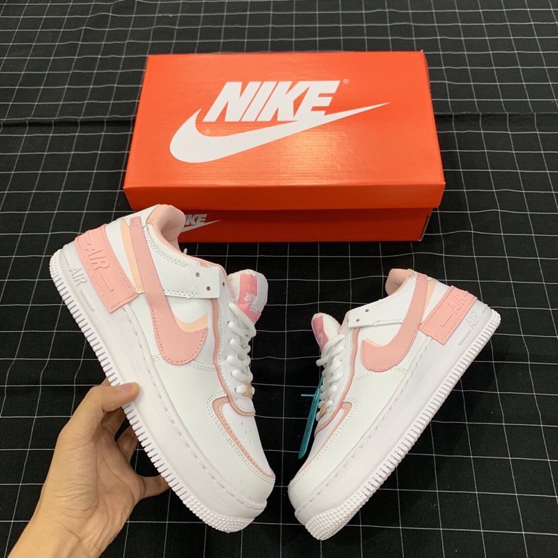 Ảnh thật chi tiết giày sneaker AF1 Shadow hồng
