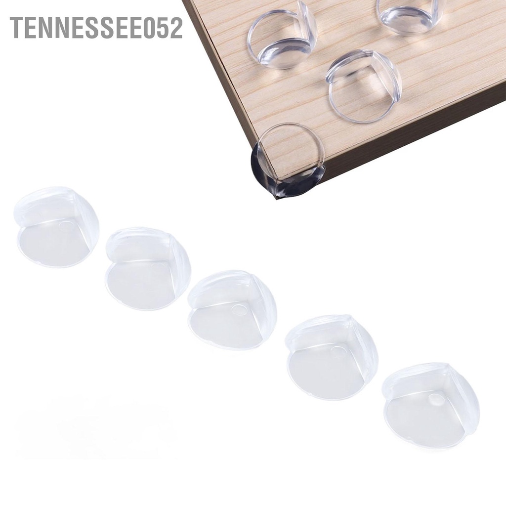Tennessee052 Bộ bảo vệ góc 40 cái Bảng Bảo Ngăn ngừa va chạm bằng nhựa trong suốt cho trẻ nhỏ