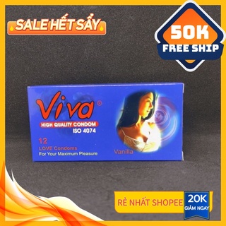 Bao cao su viva hộp 12 cái siêu mỏng