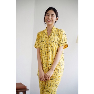 Bộ lanh pizama lửng Việt Thắng