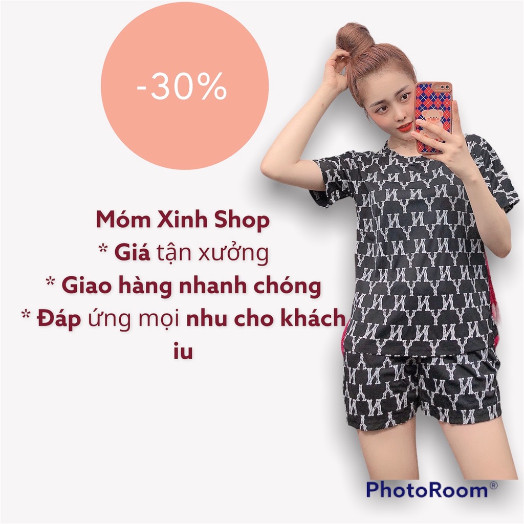 Đồ bộ đùi cộc tay mặc nhà-Bộ đồ thun mặc nhà dành cho nữ