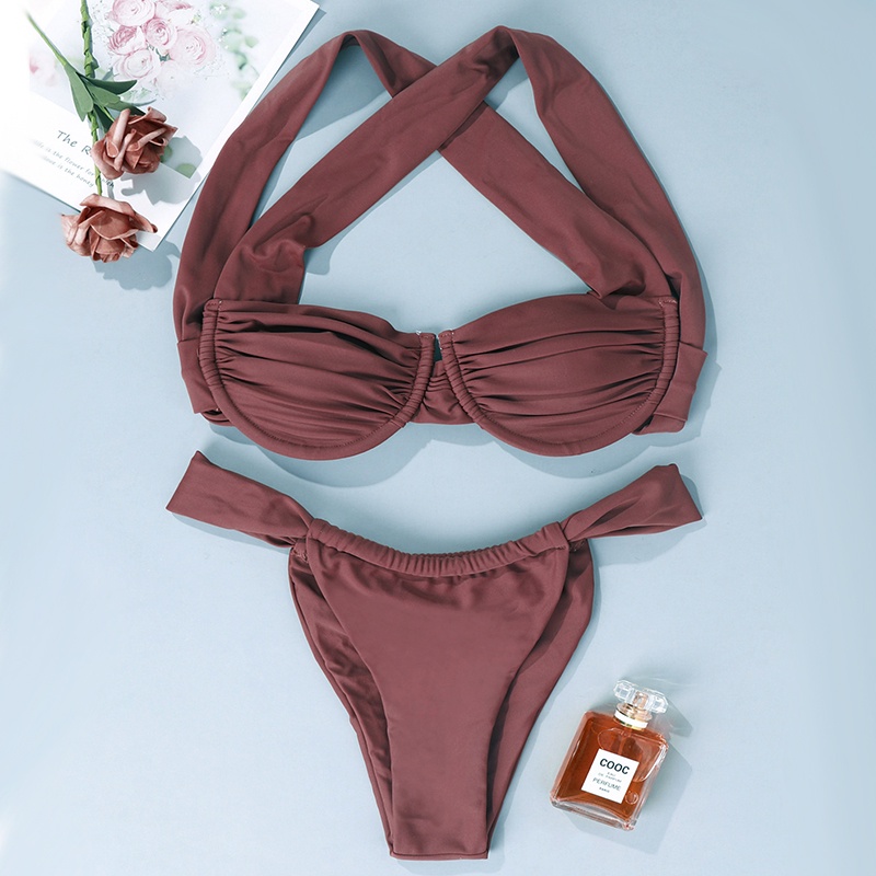 Bộ Bikini 2 Mảnh Thể Thao Quyến Rũ Cho Nữ