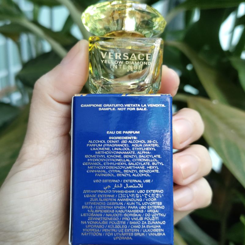 Nước hoa nữ Versace Yellow Diamond Intense