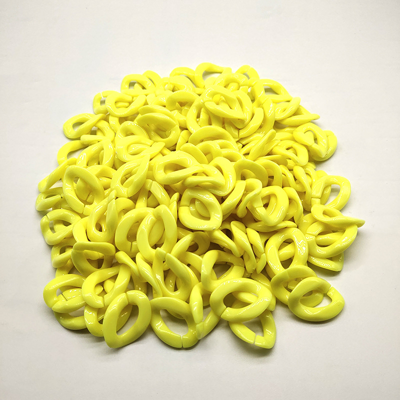 Set 50 vòng khóa nhựa Acrylic 17x23mm chuyên dụng