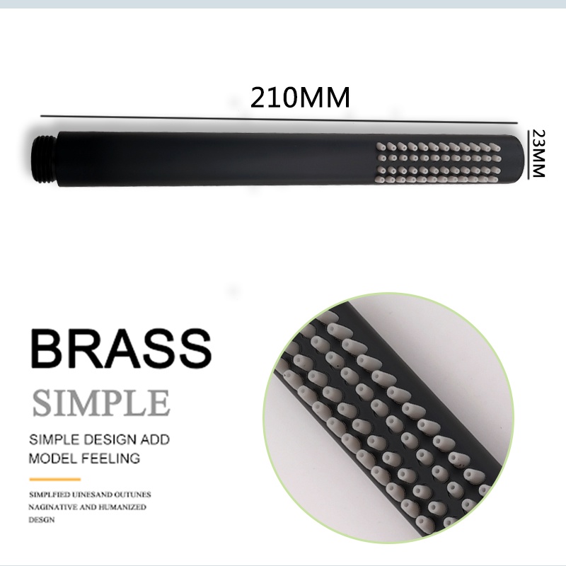 Vòi Hoa Sen Cầm Tay Màu Đen Chất Lượng Cao